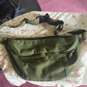 Olive Green Men's Crossbody Bag